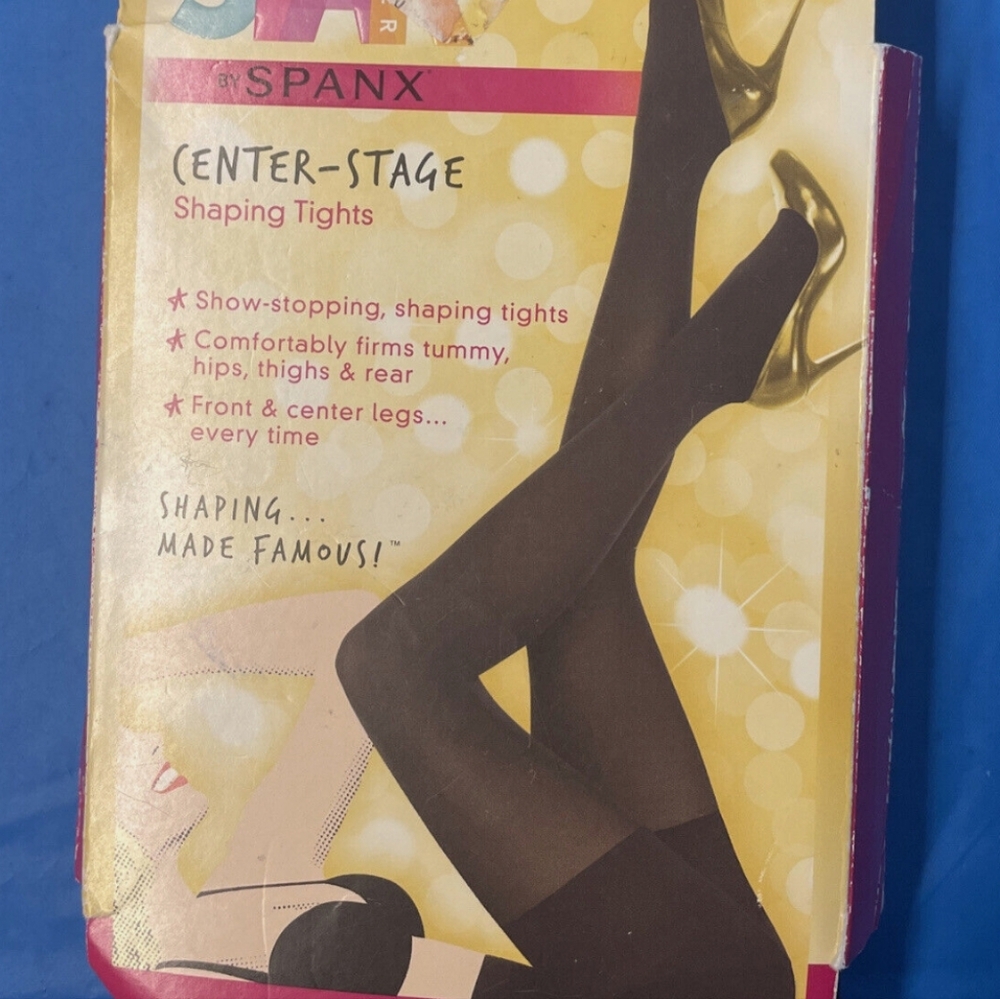 Star Power by Spanx Center Stage Shaping Tights Now Navy